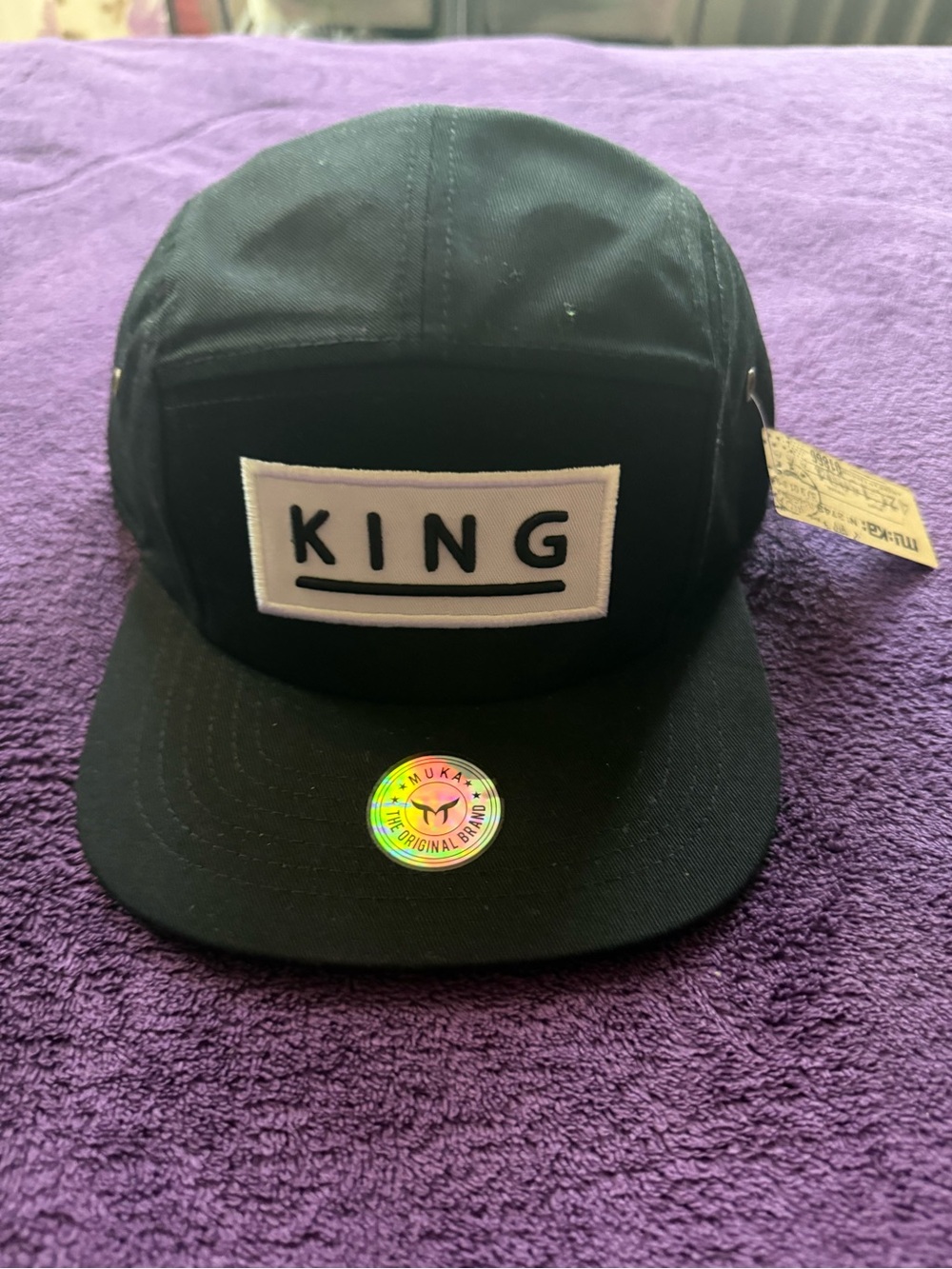 Black Kids Five-Panel Cap
